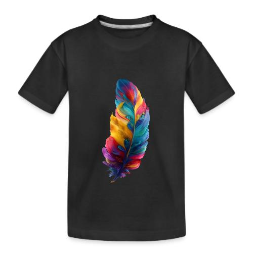 Spectrum Feather Flow - Kid's Premium Organic T-Shirt