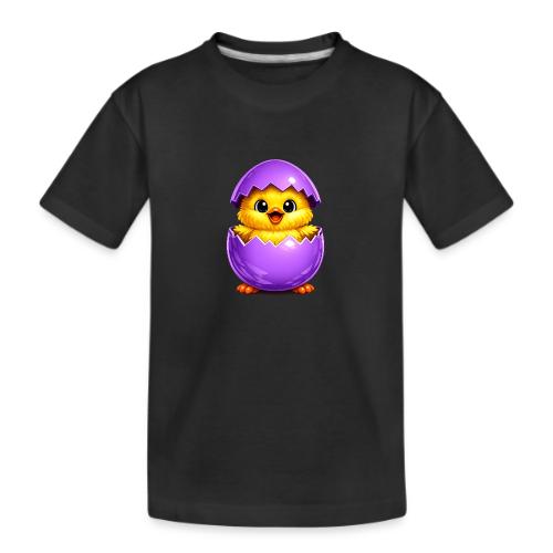 Easter Chick Purple - Kid's Premium Organic T-Shirt
