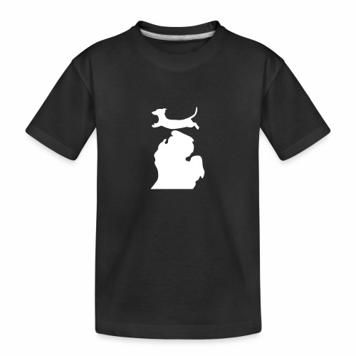 Dachshund Bark Michigan - Kid's Premium Organic T-Shirt