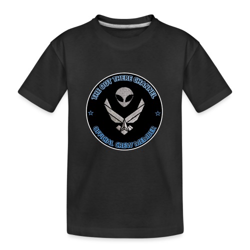 BlackOpsTransBigger1 Front with Mr Grey Back Logo - Kid's Premium Organic T-Shirt