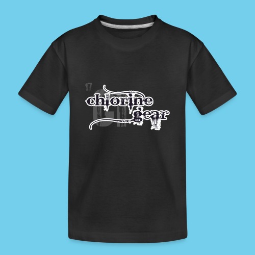 Chlorine Gear Textual Logo - Kid's Premium Organic T-Shirt