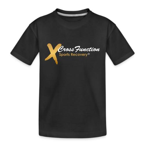 Logo on Dark Shirt, front/back - Kid's Premium Organic T-Shirt