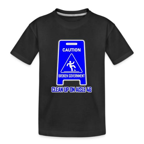 Broken Government 46 Blue - Kid's Premium Organic T-Shirt