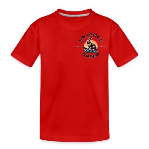 Surf's Up | Balance and Speed - Kid's Premium Organic T-Shirt