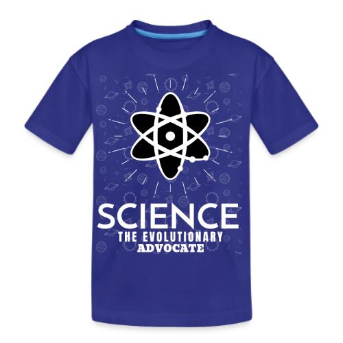 Science The Evolutionary Advocate White Design - Kid's Premium Organic T-Shirt