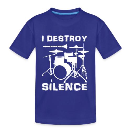I Destroy Silence - Kid's Premium Organic T-Shirt