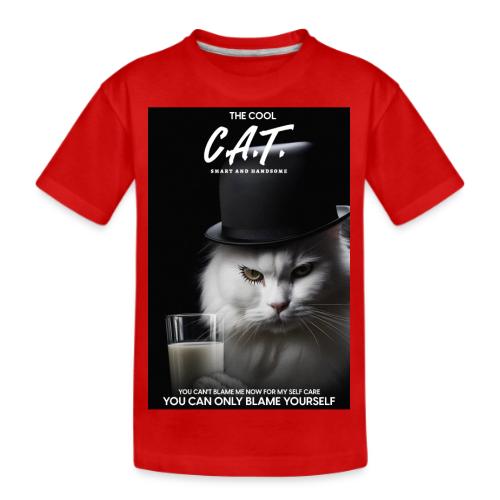 The Cool Cat - Kid's Premium Organic T-Shirt