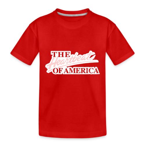 The Heartbeat of America - Kid's Premium Organic T-Shirt