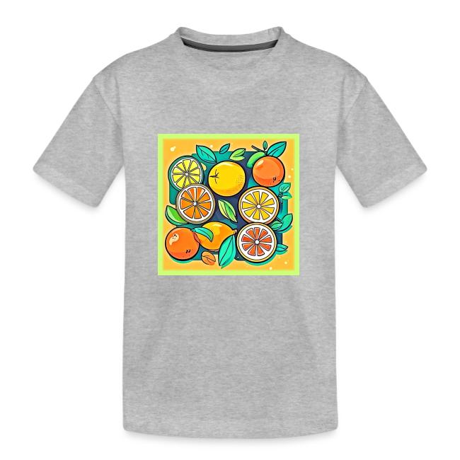 Citrus Fruit Art Design