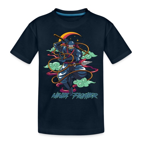 Ninja Fighter - Kid's Premium Organic T-Shirt