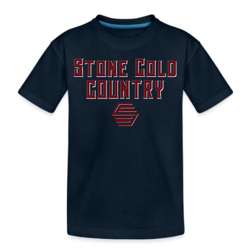 Stone Cold Country Band - Full Logo - Kid's Premium Organic T-Shirt