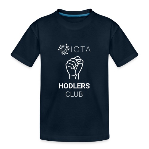 IOTA HODLERS CLUB WHITE - Kid's Premium Organic T-Shirt