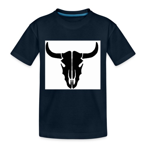 Longhorn skull - Kid's Premium Organic T-Shirt