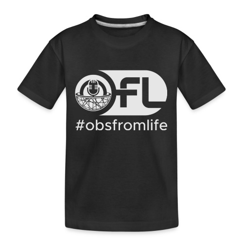 Observations from Life Logo with Hashtag - Kid's Premium Organic T-Shirt