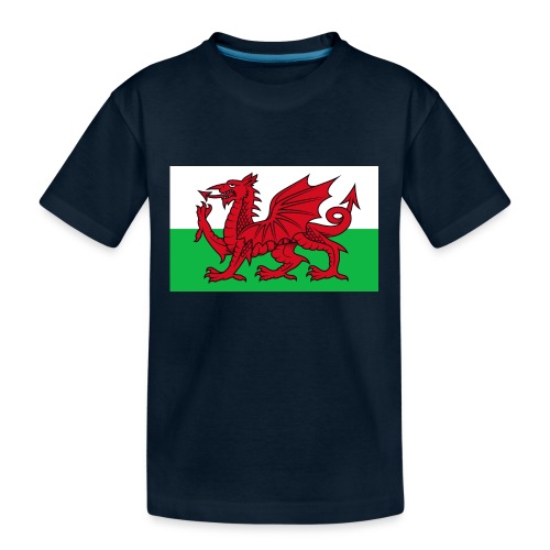Wales Flag - Kid's Premium Organic T-Shirt