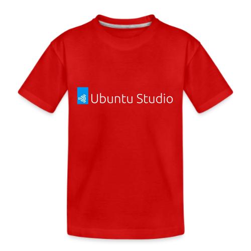 Ubuntu Studio Logo 2022 - White - Kid's Premium Organic T-Shirt