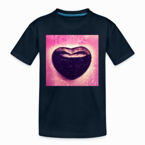 Black Onyx Heart - Kid's Premium Organic T-Shirt