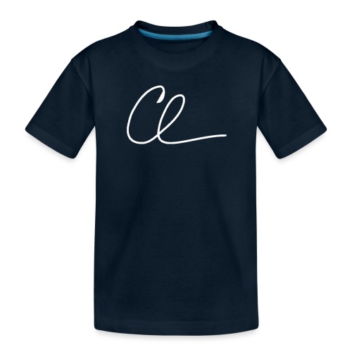 CL Signature (White) - Kid's Premium Organic T-Shirt