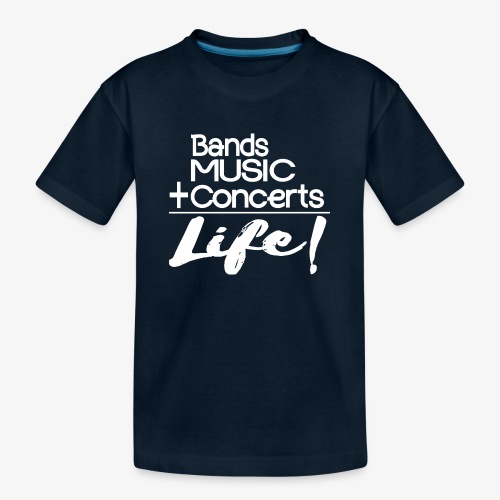 Music is Life - Kid's Premium Organic T-Shirt