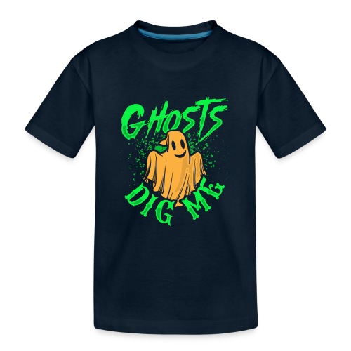 Ghosts Dig Me - Kid's Premium Organic T-Shirt