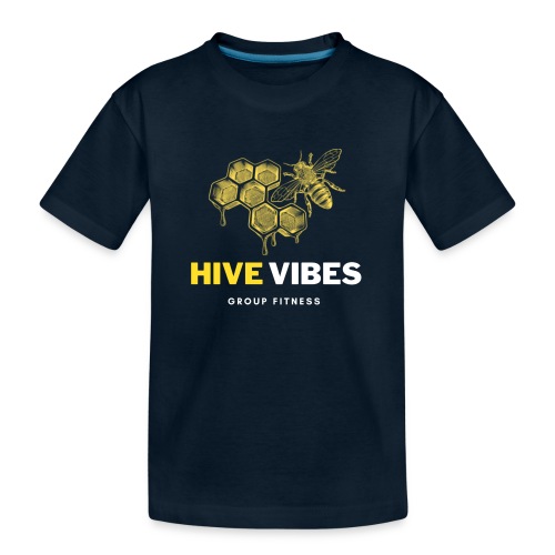 HIVE VIBES GROUP FITNESS - Kid's Premium Organic T-Shirt