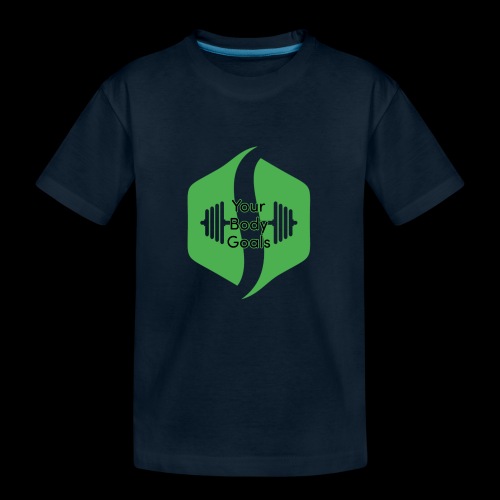 YBG green logo - Kid's Premium Organic T-Shirt