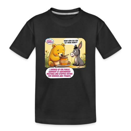 Honey Bear - Fire Tyrants - Kid's Premium Organic T-Shirt
