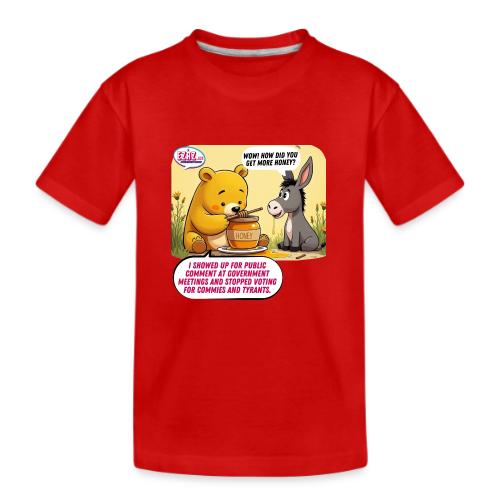 Honey Bear - Fire Tyrants - Kid's Premium Organic T-Shirt
