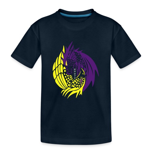 NG Ryu Club Emblem vector graphics - Kid's Premium Organic T-Shirt