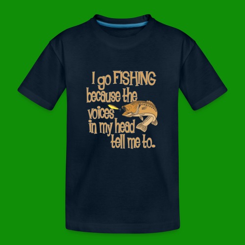 Fishing Voices - Kid's Premium Organic T-Shirt