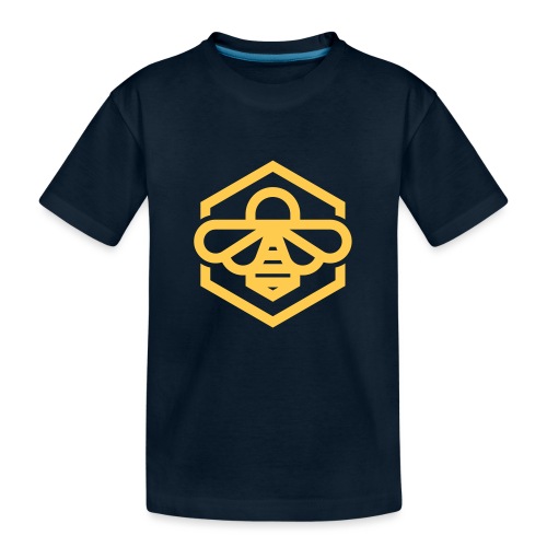 bee symbol orange - Kid's Premium Organic T-Shirt