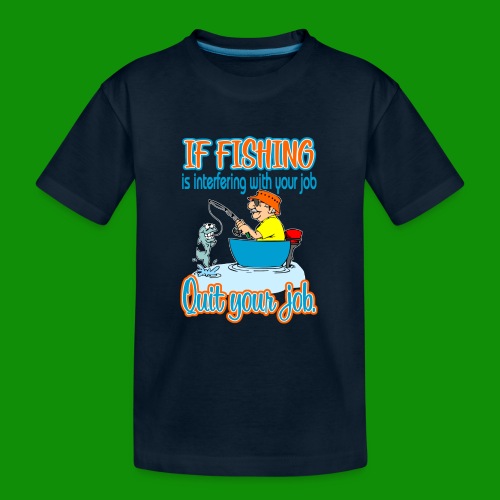 Fishing Job - Kid's Premium Organic T-Shirt