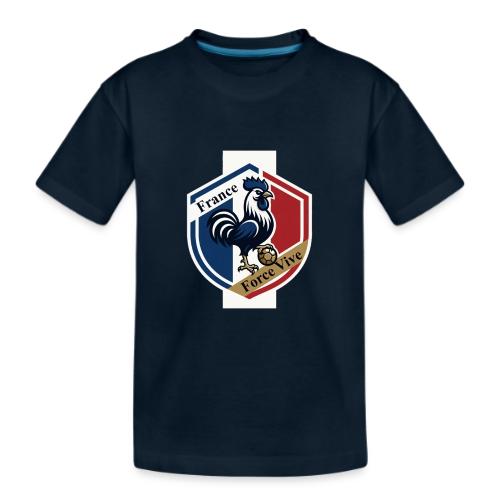 France Rooster T-Shirt, Bleu-Blanc-Rouge gift - Kid's Premium Organic T-Shirt