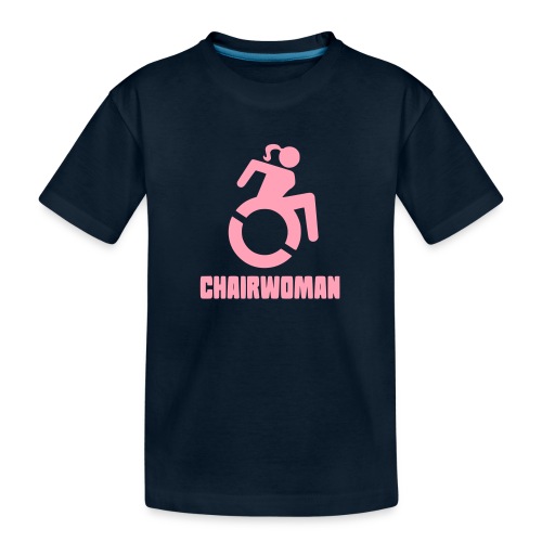 Chairwoman, woman in wheelchair girl in wheelchair - Kid's Premium Organic T-Shirt