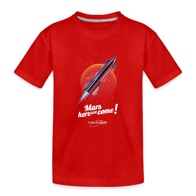 Mars Here We Come - Dark - With Logo