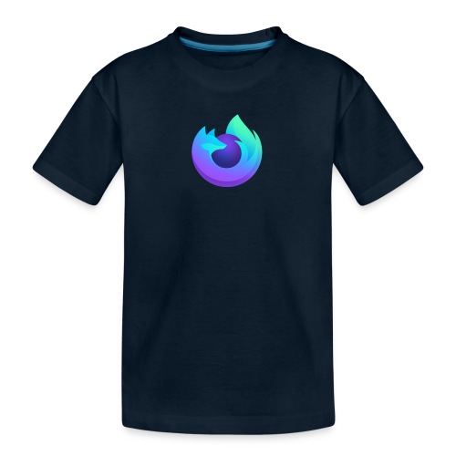 Firefox Browser Nightly Icon Logo - Kid's Premium Organic T-Shirt
