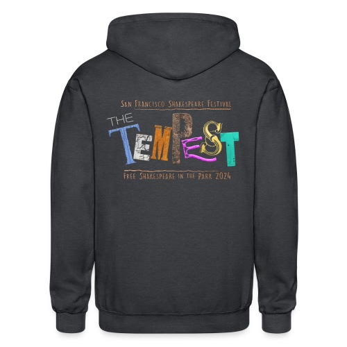 The Tempest - Free Shakespeare in the Park 2024 - Gildan Heavy Blend Adult Zip Hoodie