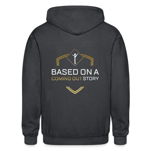 Based on a Coming Out Story - Gildan Heavy Blend Adult Zip Hoodie
