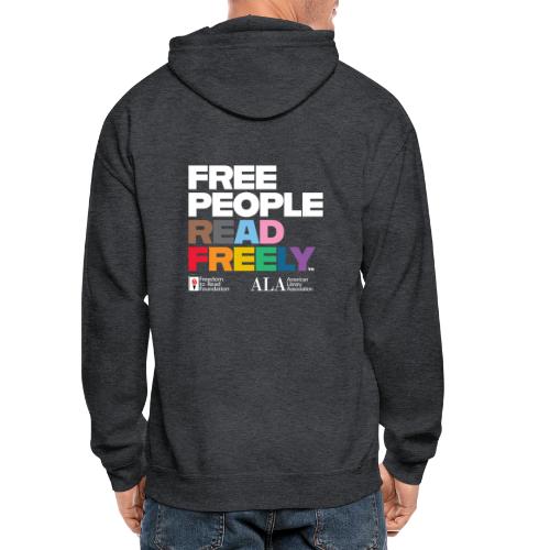 Free People Read Freely Pride - Gildan Heavy Blend Adult Zip Hoodie
