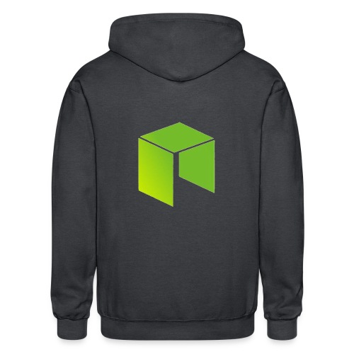 Neo Cryptocurrency logo - Gildan Heavy Blend Adult Zip Hoodie