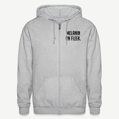 Melanin On Fleek - Gildan Heavy Blend Adult Zip Hoodie