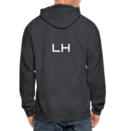 LH Logo - Gildan Heavy Blend Adult Zip Hoodie