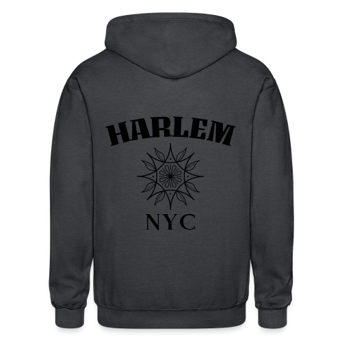 Harlem Style Graphic - Gildan Heavy Blend Adult Zip Hoodie