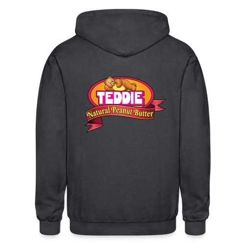 Teddie All Natural Logo - Gildan Heavy Blend Adult Zip Hoodie