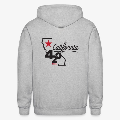 California 420 - Gildan Heavy Blend Adult Zip Hoodie