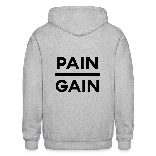PAIN/GAIN - Gildan Heavy Blend Adult Zip Hoodie