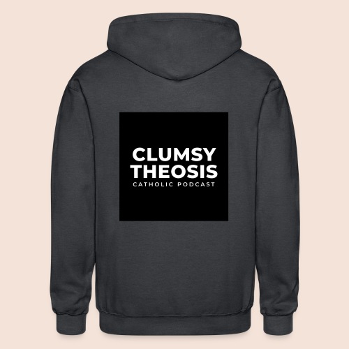 Clumsy Theosis Square - Gildan Heavy Blend Adult Zip Hoodie