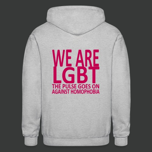 We Are LGBT - Gildan Heavy Blend Adult Zip Hoodie