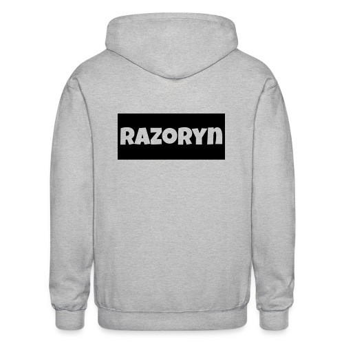 Razoryn Plain Shirt - Gildan Heavy Blend Adult Zip Hoodie