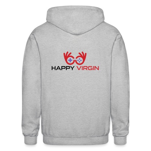 Happy Virgin Logo - Gildan Heavy Blend Adult Zip Hoodie